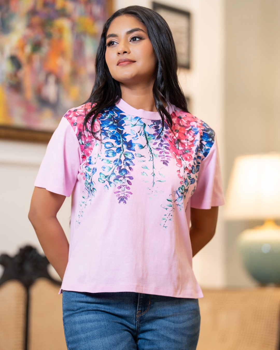 Floral Printed T-Shirt - Image 2